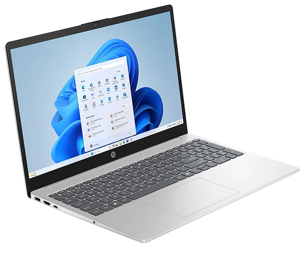 HP 15-fc0500nr Laptop PC, 15.6" Screen, AMD Ryzen™ 3, 8GB Memory, 256GB Solid State Drive, Windows 11 Home