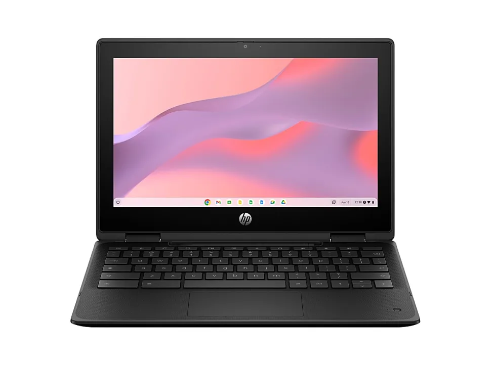 HP Fortis Flip G1m 11.6" Touchscreen Rugged Convertible 2 in 1 Chromebook, 60 Hz, Octa-core (ARM Cortex A76 + Cortex A55), 8 GB, Jet Black, BV0Y3UTABA