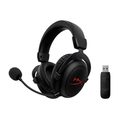 HP HyperX Cloud Core Wireless Gaming Headset, Black, 4P5D5AA