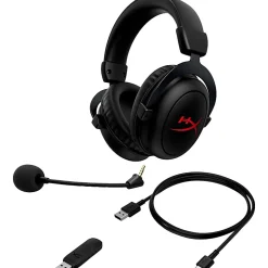 HP HyperX Cloud Core Wireless Gaming Headset, Black, 4P5D5AA