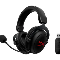 HP HyperX Cloud Core Wireless Gaming Headset, Black, 4P5D5AA