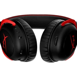 HP HyperX Cloud II Wireless Gaming Headset, Black/Red, 4P5K4AA