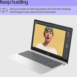HP 15.6" Laptop, AMD Ryzen 3, AI Enabled, 8GB RAM, 256GB SSD, Wi-Fi 6, Windows® 11 Home (15-fc0013od)