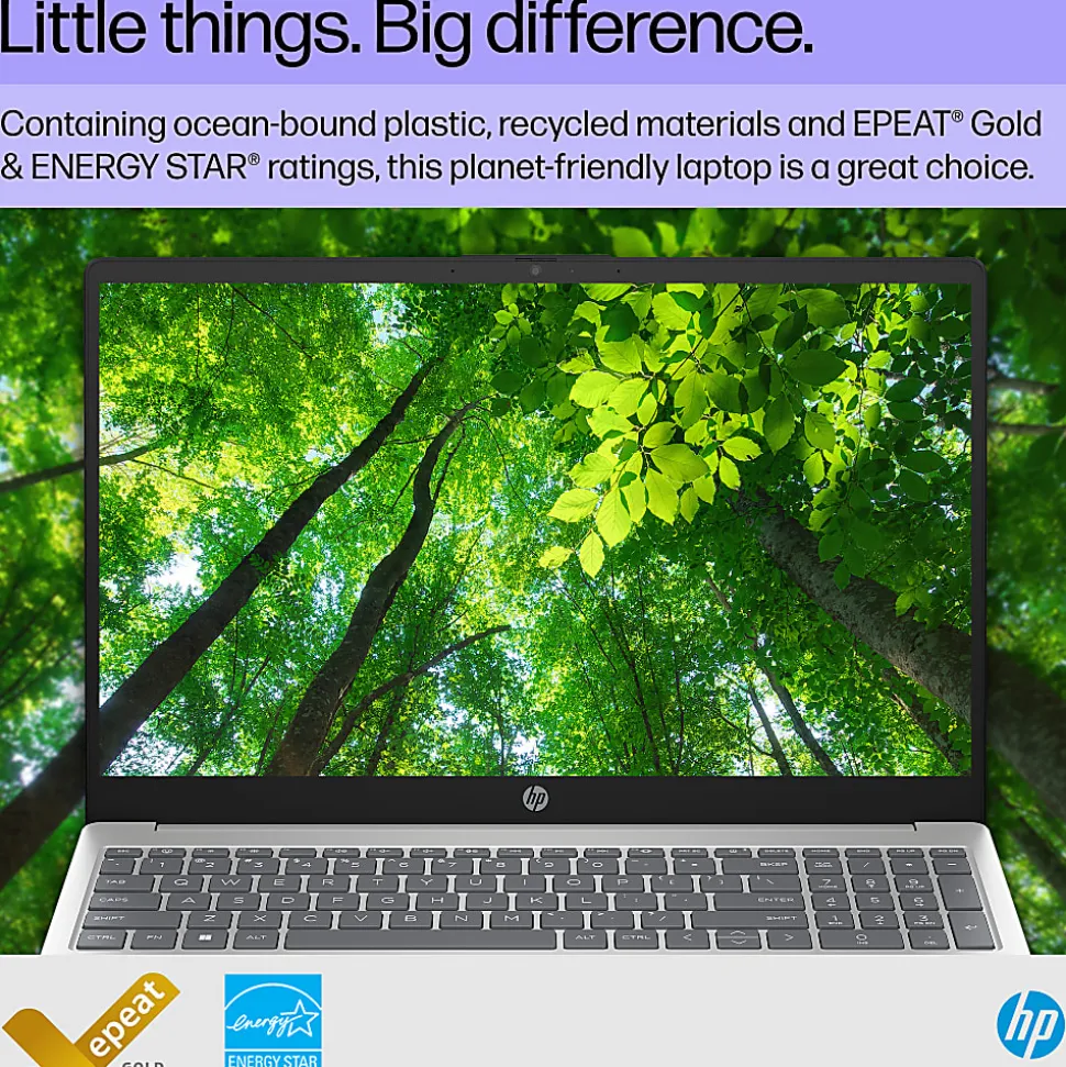HP 15.6" Laptop, Open Box, FHD Display, Intel Core Ultra 5 125H, 8 GB RAM, 512 GB SSD, Intel Arc Graphics, Windows 11 Home (15-fd1065od)