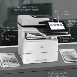 HP LaserJet Enterprise Flow MFP M528z Laser Monochrome Printer