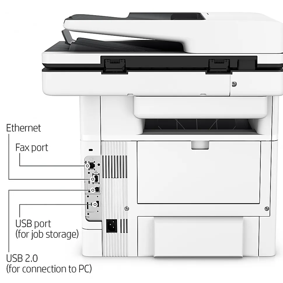 HP LaserJet Enterprise Flow MFP M528c Laser Monochrome Printer, 1PV66ABGJ