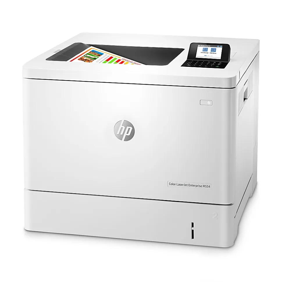 HP LaserJet Enterprise M554dn Color Laser Printer