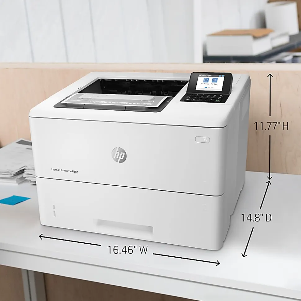 HP LaserJet Enterprise M507dn Laser Monochrome Printer