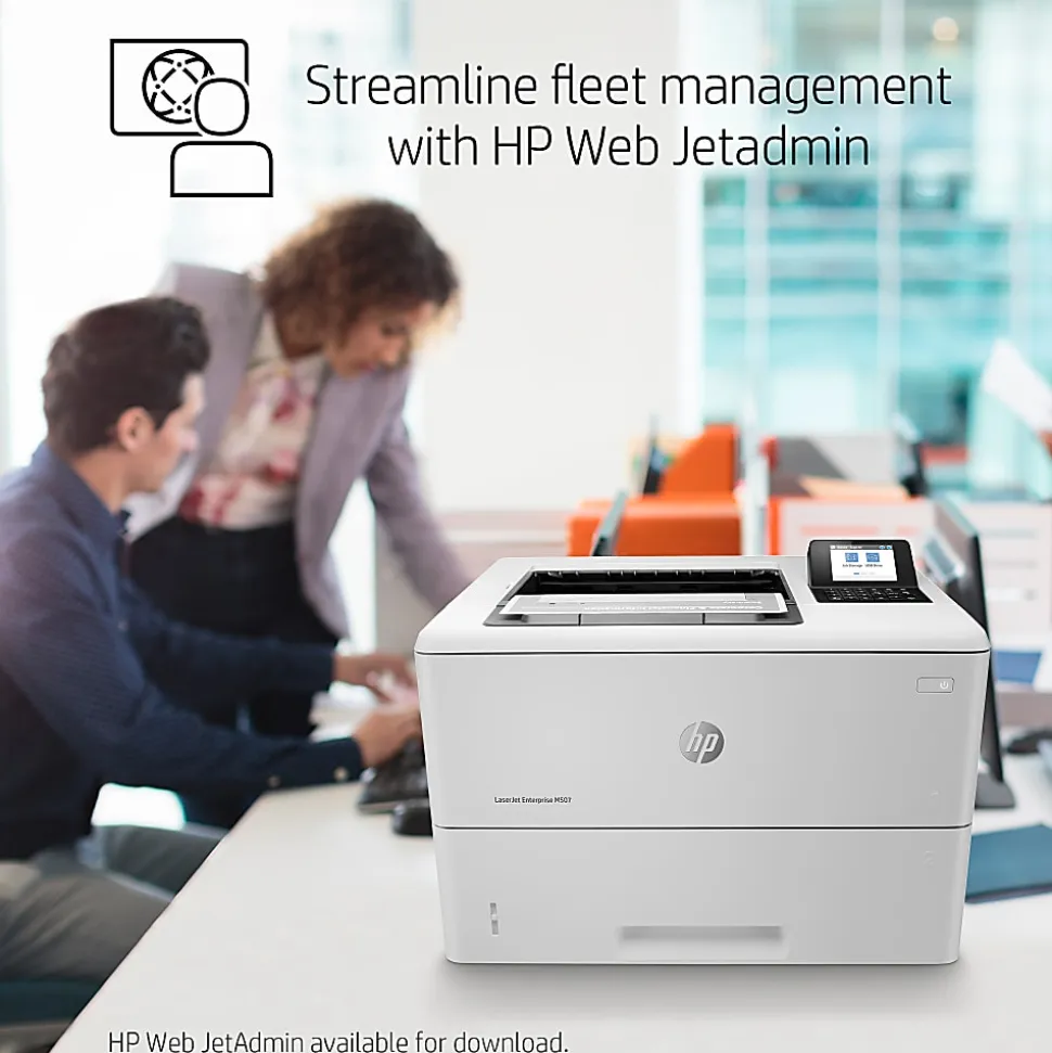 HP LaserJet Enterprise M507dn Laser Monochrome Printer