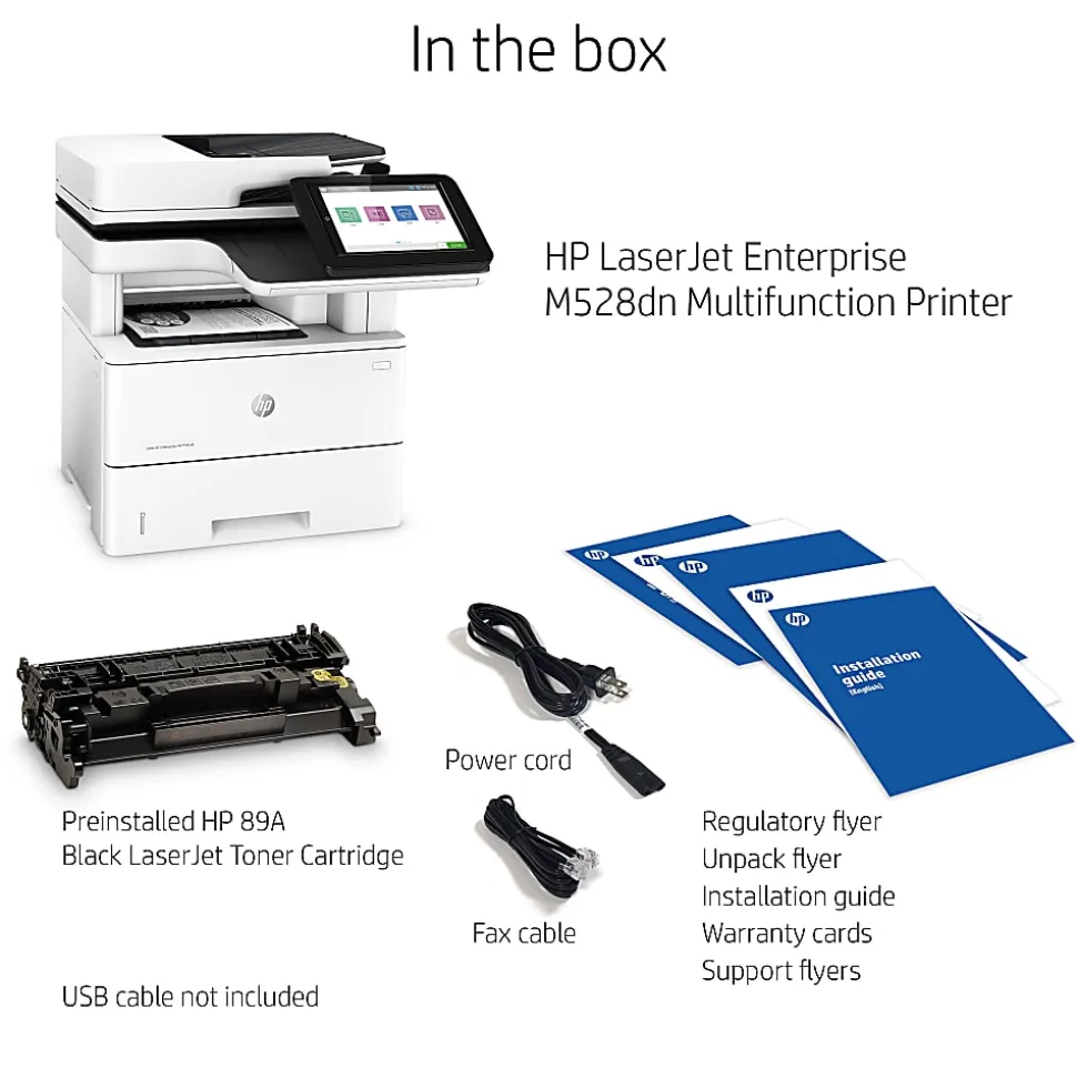HP LaserJet Enterprise MFP M528dn Laser Monochrome Printer