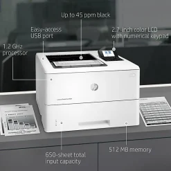 HP LaserJet Enterprise M507n Wireless Laser Monochrome Printer