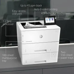 HP LaserJet Enterprise M507x Laser Monochrome Printer