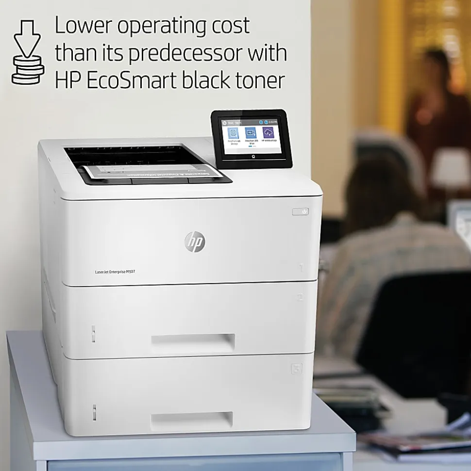 HP LaserJet Enterprise M507x Laser Monochrome Printer