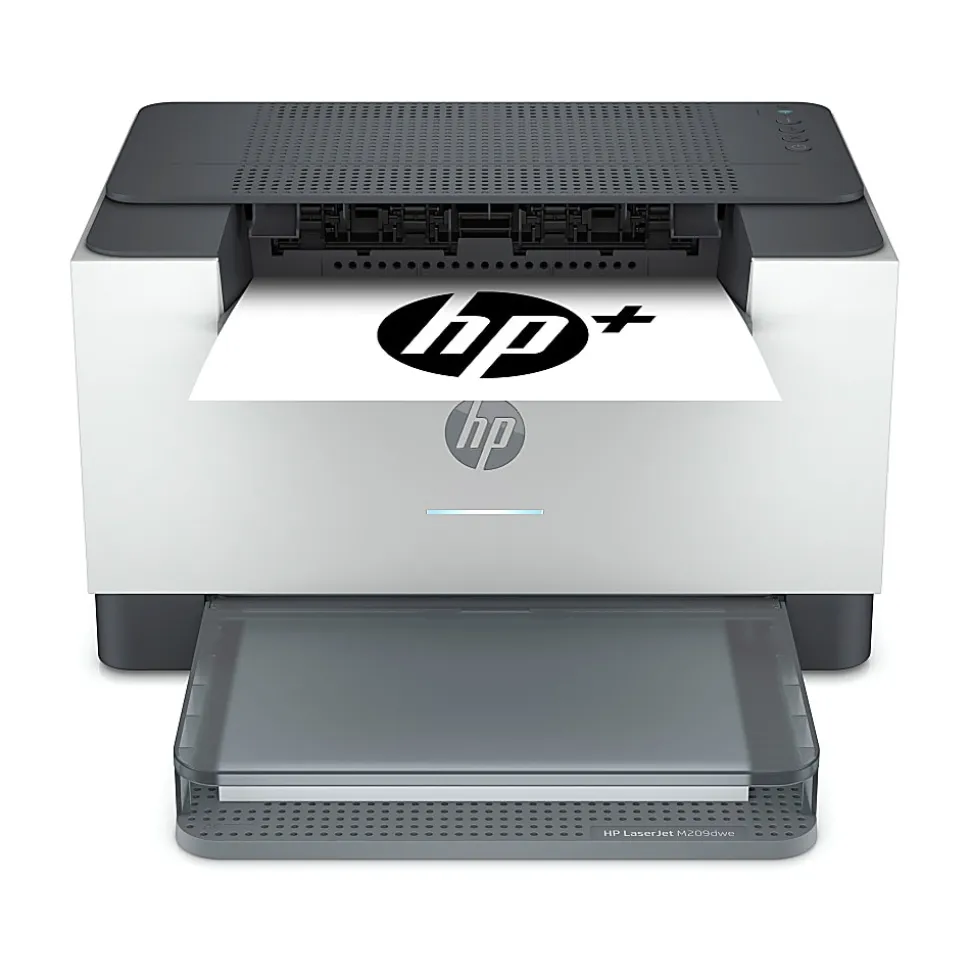 HP LaserJet M209dwe Wireless Laser Monochrome Printer with HP+ (6GW62E)