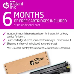 HP LaserJet M209dwe Wireless Laser Monochrome Printer with HP+ (6GW62E)