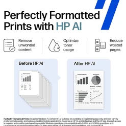 HP LaserJet MFP M234dw Wireless Printer, Print, scan, copy, Fast speeds, Easy setup, Mobile printing, Best for home office/small business, AI-enabled