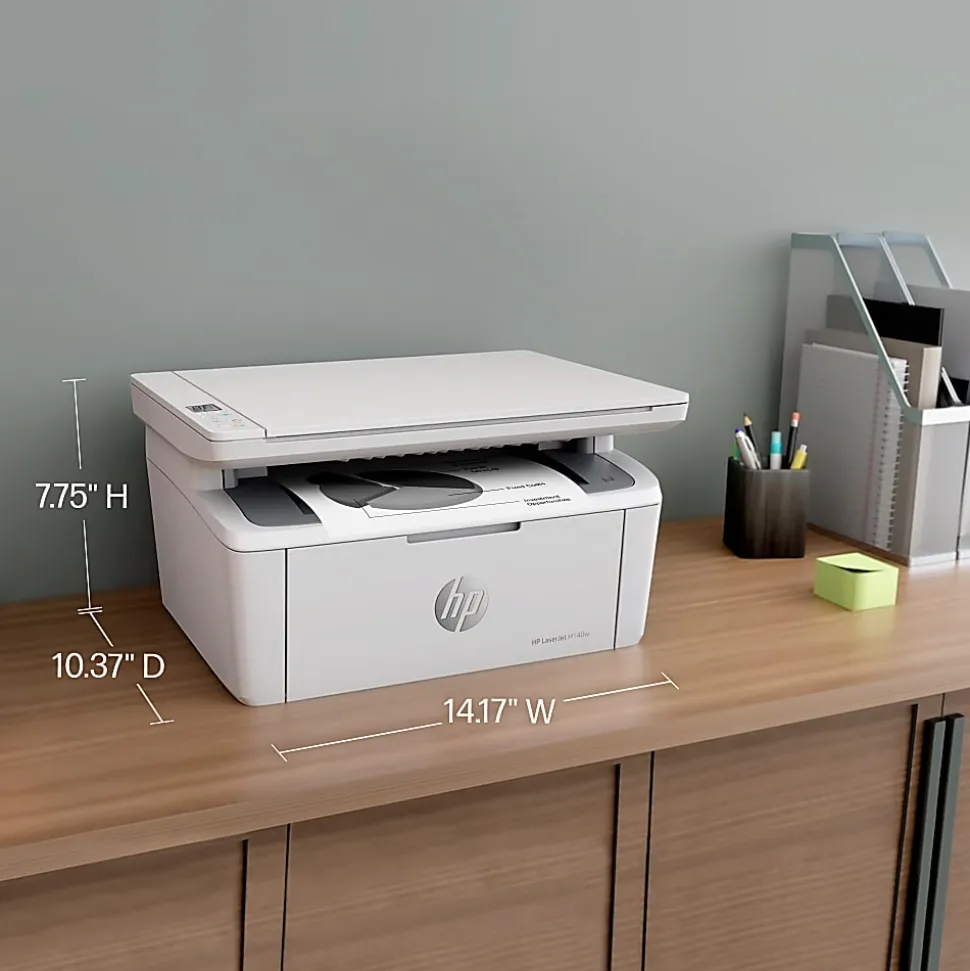 HP LaserJet MFP M140w Wireless Laser All-In-One Monochrome Printer (7MD72F)