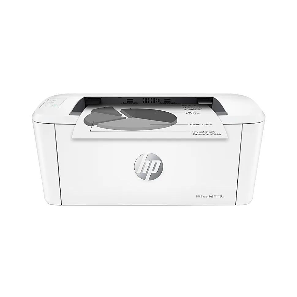 HP LaserJet M110w Wireless Printer, Print, Fast speeds, Easy setup, Mobile printing, Best for home office and small business, AI-enabled