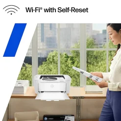 HP LaserJet M110w Wireless Printer, Print, Fast speeds, Easy setup, Mobile printing, Best for home office and small business, AI-enabled