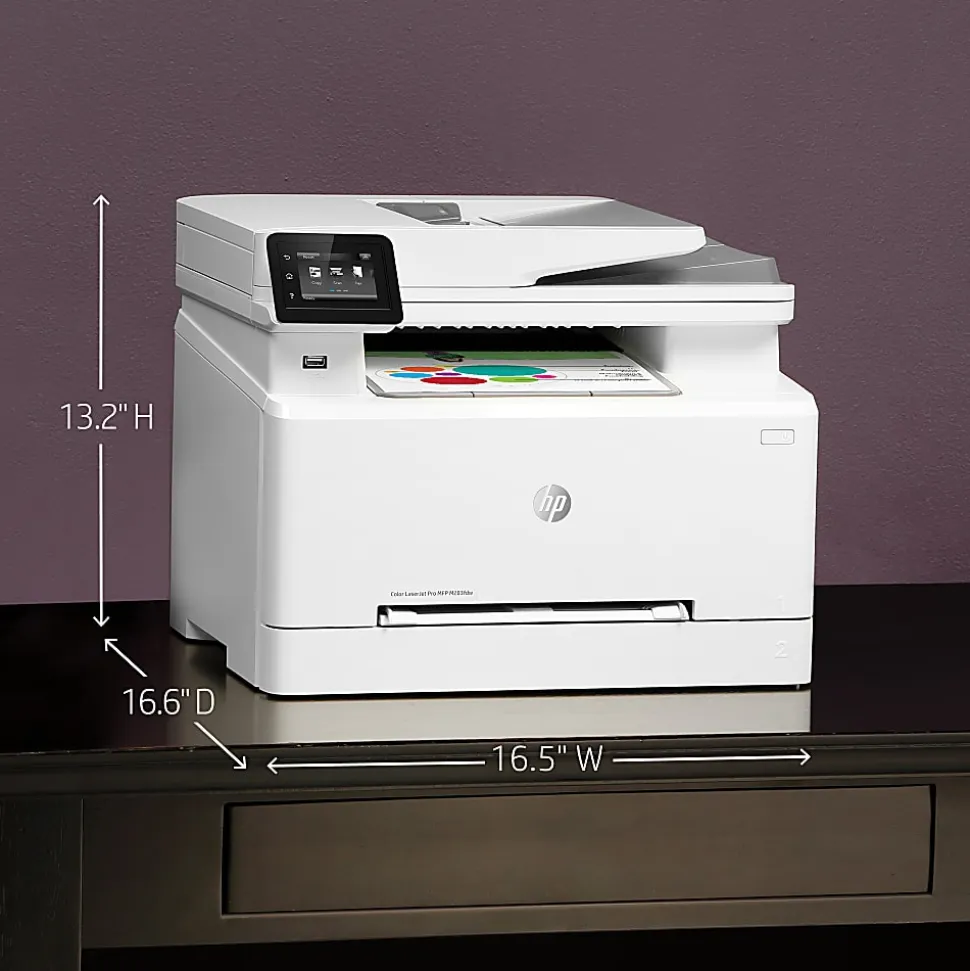 HP LaserJet Pro M283fdw Wireless Laser All-In-One Color Printer