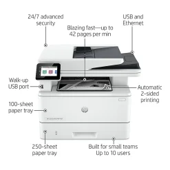 HP LaserJet Pro MFP 4101fdn Laser All-in-One Monochrome Printer