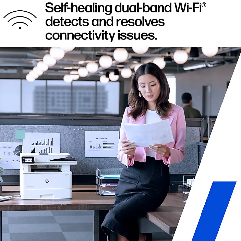 HP LaserJet Pro MFP 4101fdw Wireless Printer, Print, scan, copy, fax, Fast speeds, Easy setup, Mobile printing, Best for office, AI-enabled