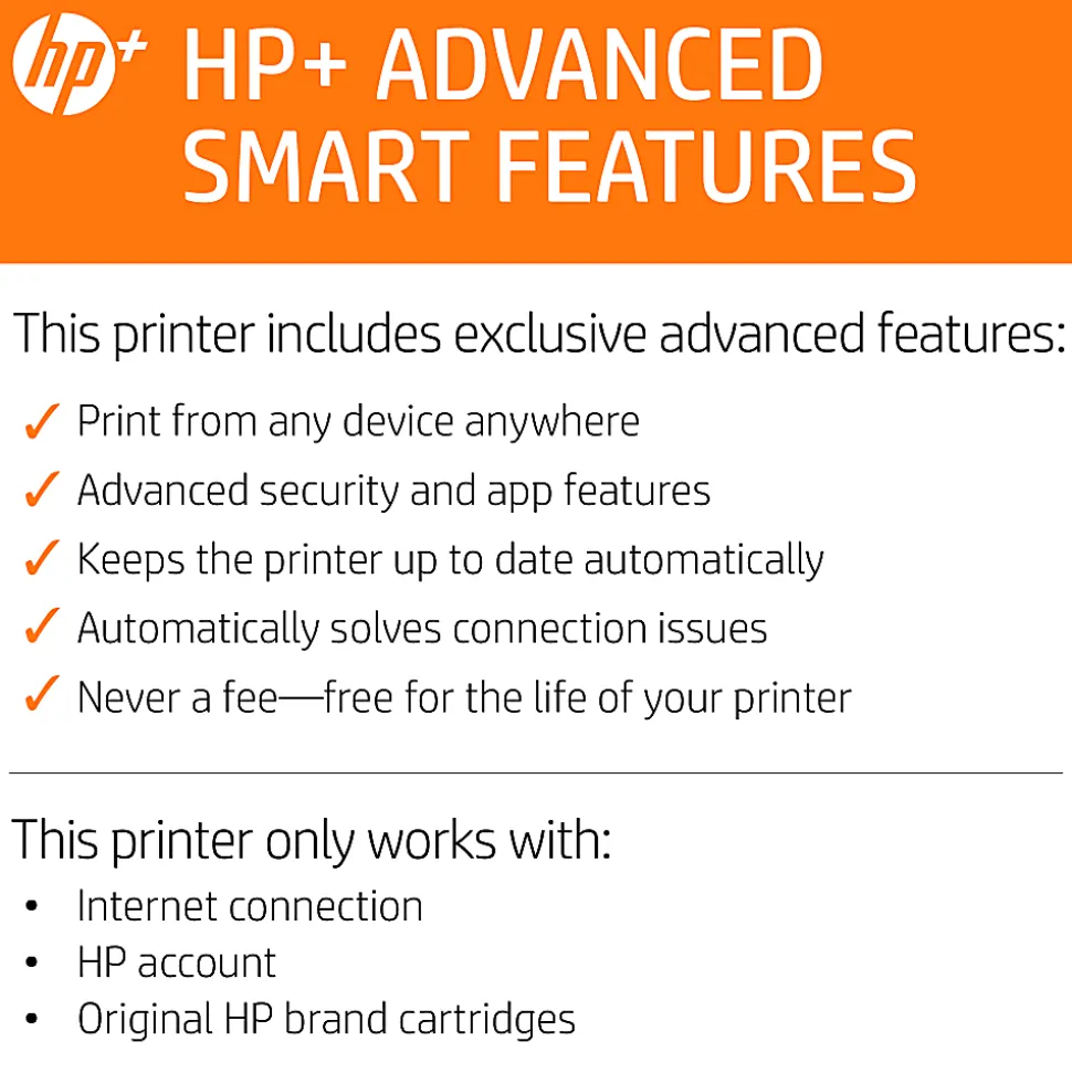 HP LaserJet Pro 4001ne Wireless Laser Monochrome Printer with HP+ Smart Office Features (2Z599E)