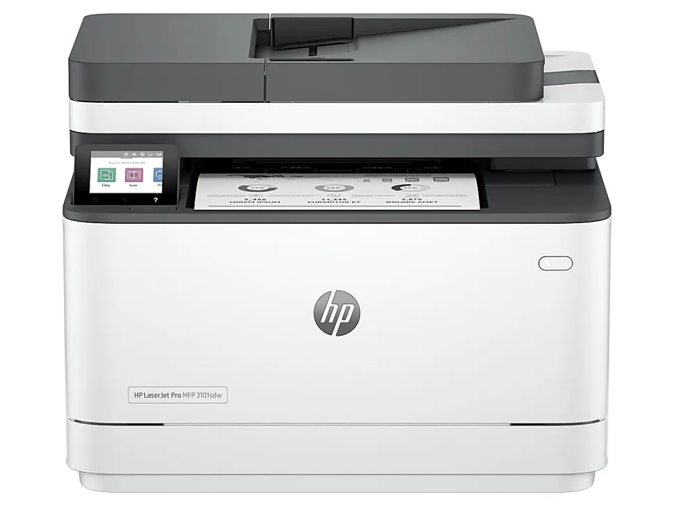 HP LaserJet Pro 3101SDW Wired & Wireless Laser Multifunction Printer - Monochrome - Copier/Printer/Scanner - 9D2X4FBGJ