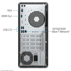 HP M01-F0016 Desktop PC, AMD Ryzen™ 5, 8GB Memory, 256GB Solid State Drive, Windows® 10, 6YQ85AA#ABA