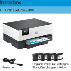 HP OfficeJet Pro 9110b Wireless Printer with 3 Months of Free Instant Ink with HP+ (5A0S1A)