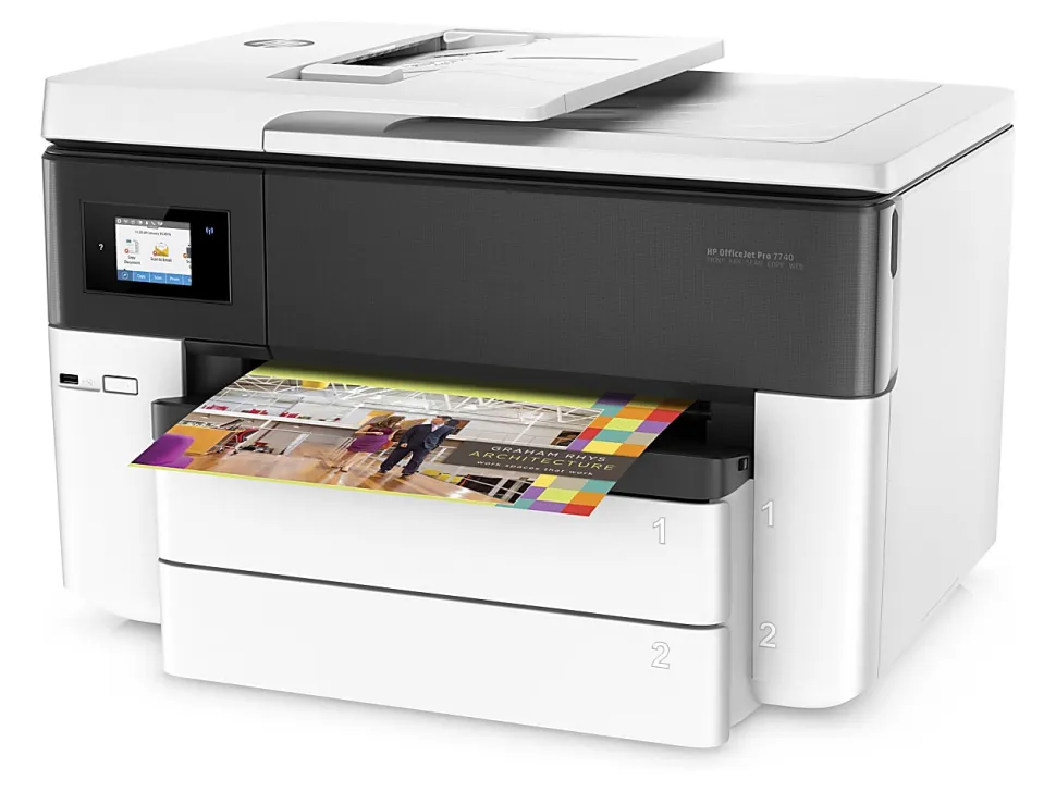 HP OfficeJet Pro 7740 Wide-Format Wireless Inkjet All-In-One Color Printer