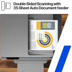 HP OfficeJet Pro 9125 Wireless All-in-One Color Inkjet Printer, print, scan, copy, fax, ADF, Duplex print/scan, 3 months free Instant Ink, AI-capable