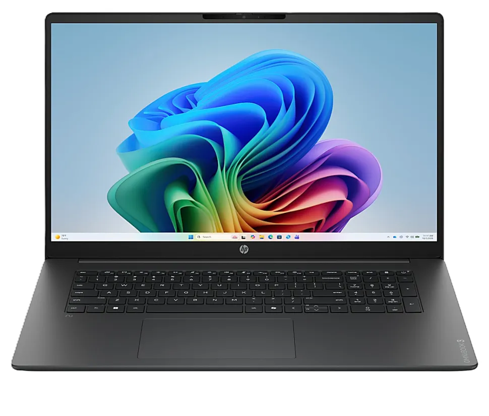 HP OmniBook 3 Copilot+ Laptop PC, 17.3" Screen, Intel® Core™ Ultra 5, 16GB Memory, 512GB Solid State Drive, Windows 11, Total Qty 1
