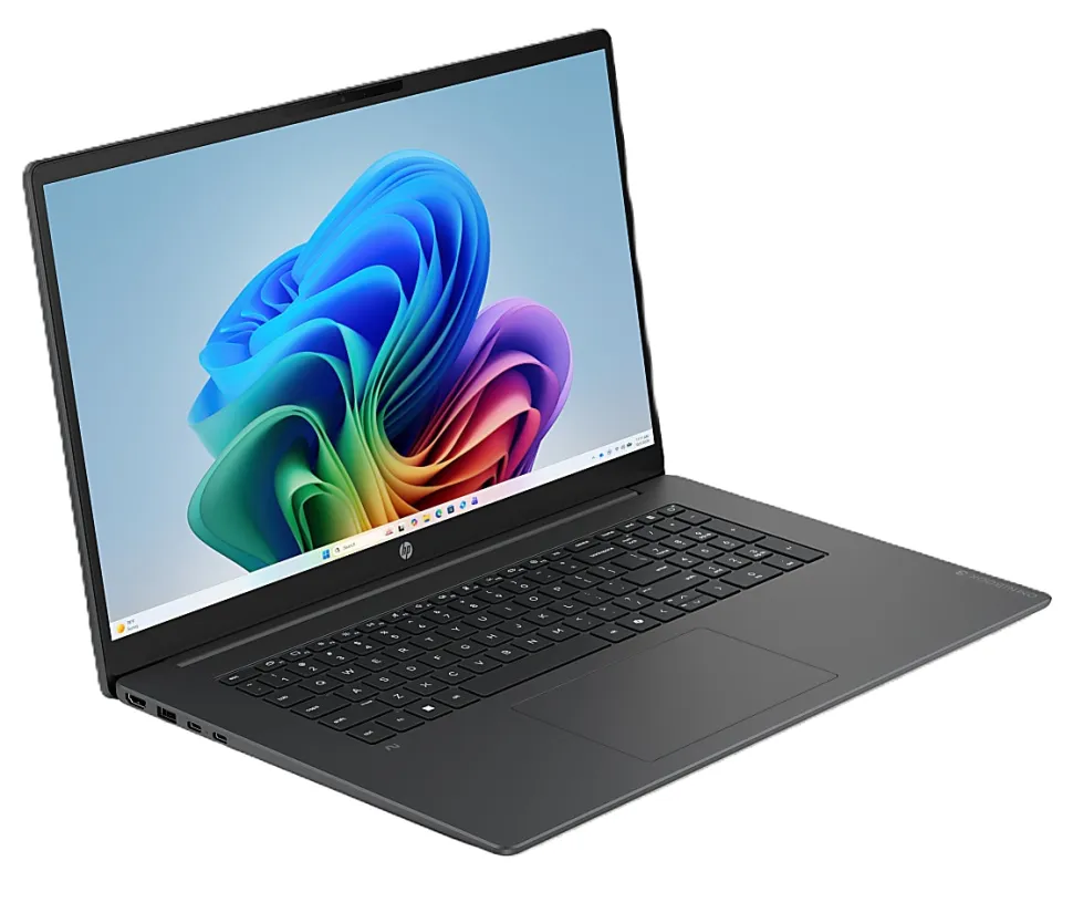 HP OmniBook 3 Copilot+ Laptop PC, 17.3" Screen, Intel® Core™ Ultra 5, 16GB Memory, 512GB Solid State Drive, Windows 11, Total Qty 1
