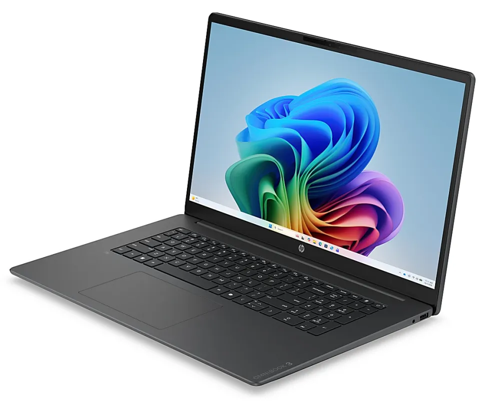 HP OmniBook 3 Copilot+ Laptop PC, 17.3" Screen, Intel® Core™ Ultra 5, 16GB Memory, 512GB Solid State Drive, Windows 11, Total Qty 1