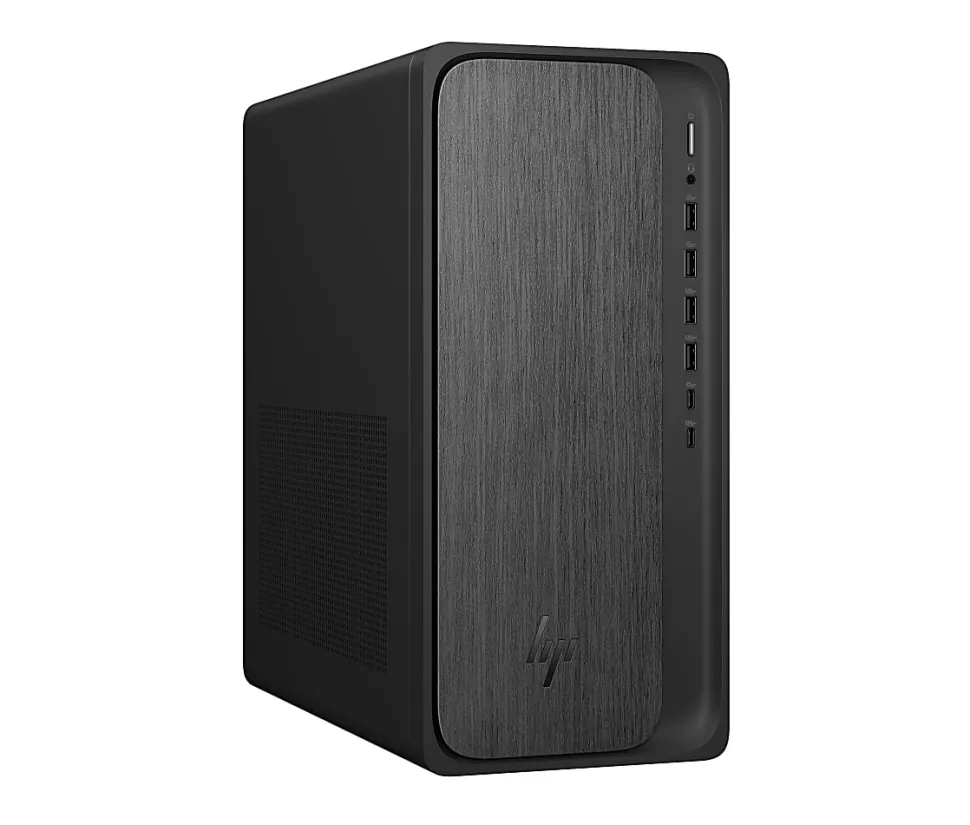HP OmniDesk Desktop Computer, AMD Ryzen 5, 8GB Memory, 512GB Solid State Drive, Windows 11 Home