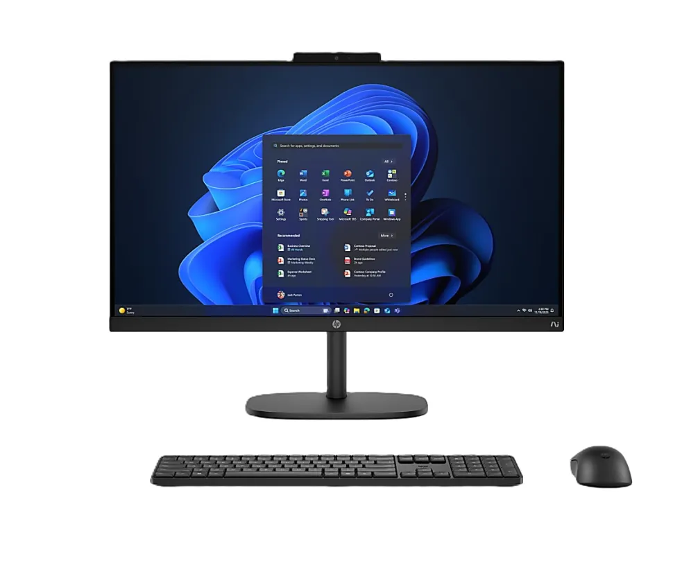 HP OmniStudio All-in-One Desktop PC, 23.8" Touchscreen, AMD Ryzen 5, 16GB Memory, 512GB Solid State Drive, Windows 11, Total Qty 1