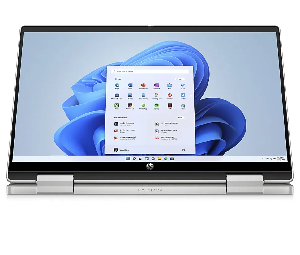HP 14" Pavilion x360 2-in-1 Laptop, Intel® Core™ i5, AI Enabled, 8GB RAM, 256GB SSD, Wi-Fi 6, Windows 11 Home ( 14-ek1017od)