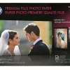 HP Premium Plus Photo Paper for Inkjet Printers, Glossy, Ledger Size (11" x 17)", 80 Lb., Pack Of 25 Sheets (CV065A)