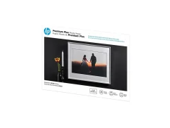 HP Premium Plus Photo Paper for Inkjet Printers, Glossy, Ledger Size (11" x 17)", 80 Lb., Pack Of 25 Sheets (CV065A)