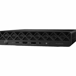 HP ProDesk 4 G1i Desktop Computer, Intel Core Ultra 5 235T, 16 GB, 256 GB PCI Express NVMe SSD, Mini PC, Jack Black, D32M1UTABA