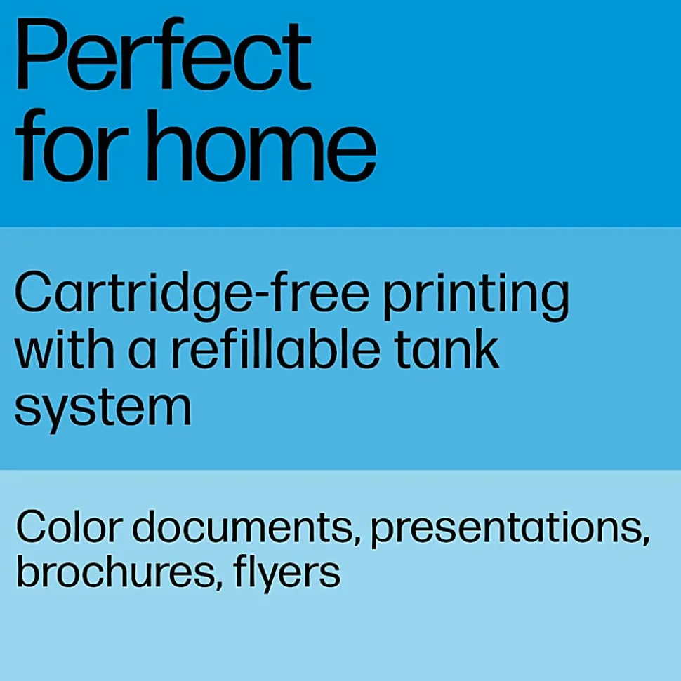 HP Smart Tank Plus 651 Wireless Cartridge-free All-in-One Ink Tank Printer with up to 3 years of ink included (7XV38A)