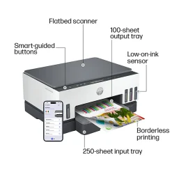 HP Smart Tank 7001 Wireless All-in-One Cartridge-free Ink Tank Printer with up to 3 years of ink included, AI-capable (28B49A)
