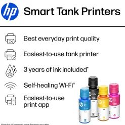 HP Smart Tank 7001 Wireless All-in-One Cartridge-free Ink Tank Printer with up to 3 years of ink included, AI-capable (28B49A)