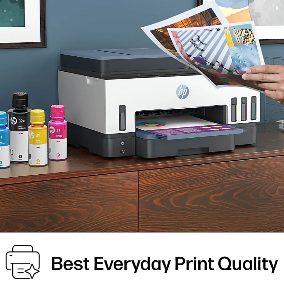 HP Smart Tank 7602 Wireless All-in-One Cartridge-free Ink Tank Printer with up to 2 years of ink included, AI-capable (28B98A)