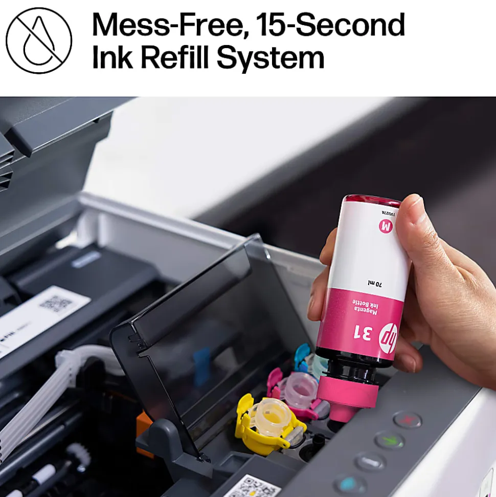 HP Smart Tank 6001 Wireless All-in-One Cartridge-free Ink Tank Printer with up to 3 years of ink included, AI-capable (2H0B9A)