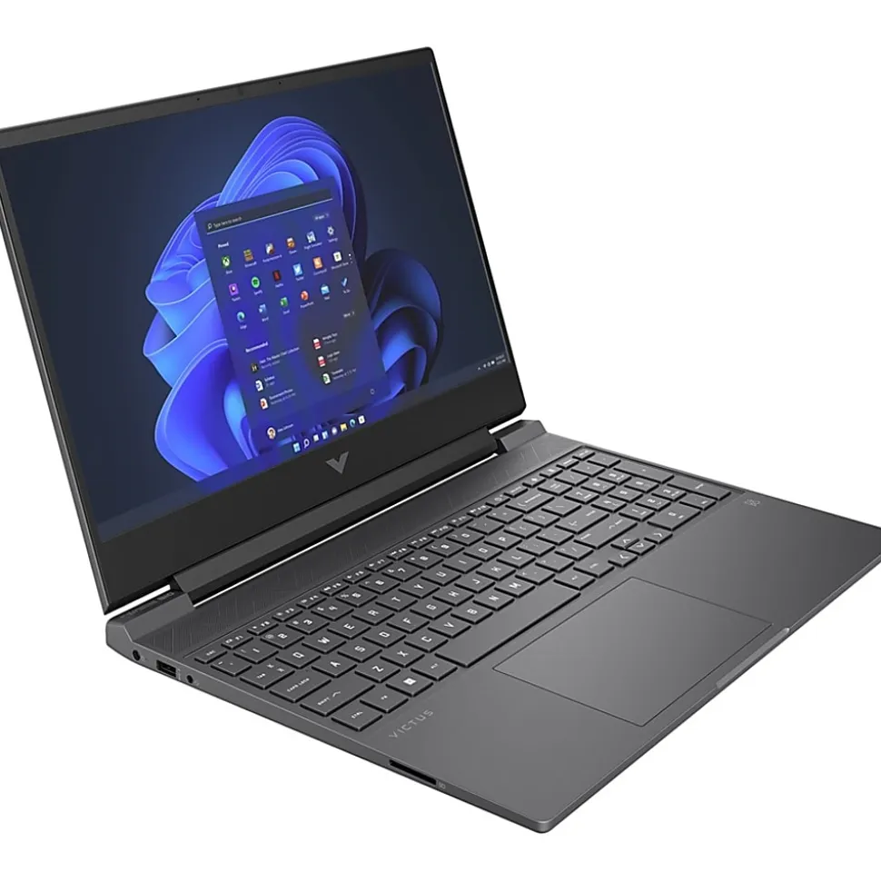 HP Victus Gaming Laptop, 15.6" Screen, AMD Ryzen 7, 16GB Memory, 512GB SSD, AMD Radeon™ RX 6500M Graphics (4 GB GDDR6 dedicated) 63U47UA#ABA