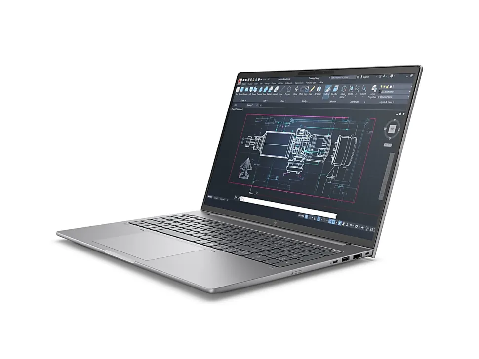HP ZBook 8 G1i 16" Touchscreen Mobile Workstation, WUXGA, Intel Core Ultra 7 255H, 16 GB, 512 GB SSD, English Keyboard, Meteor Silver, BX7V2UTABA