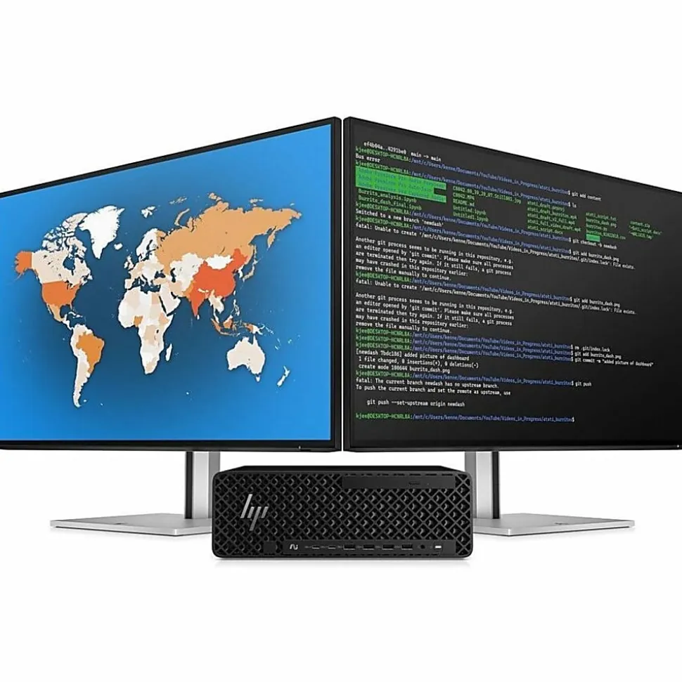 HP Z2 G1i Workstation, Intel Core Ultra 7 265, 32 GB, 1 TB SSD, Small Form Factor, Black, BN5N2UTABA