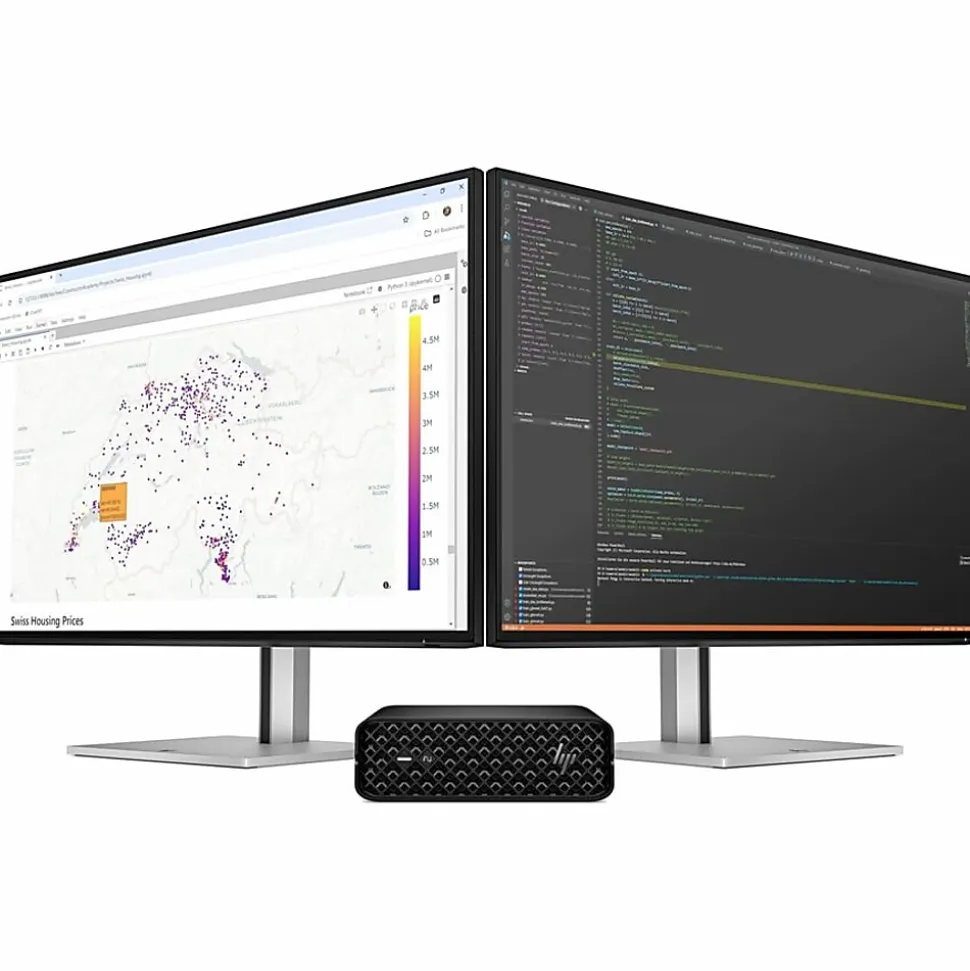 HP Z2 Mini G1i Workstation, Intel Core Ultra 9 285, 32 GB, 1 TB SSD, Mini PC, Black, BM6N2UTABA